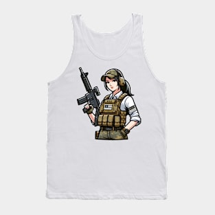 Tactical Girl Tank Top